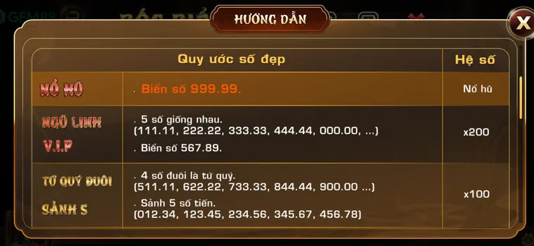 Bốc Biển Số Tại Gem88 Trò Chơi Nhanh Đầy Kịch Tính Đỉnh Cao