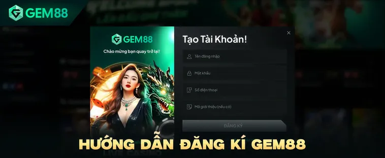 Đăng Ký Gem88 Hướng Dẫn Chi Tiết Để Trở Thành Thành Viên Chính Thức
