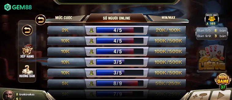 Siêu Phẩm Game Liêng Tại Gem88 Đỉnh Cao Cho Mọi Xạ Thủ