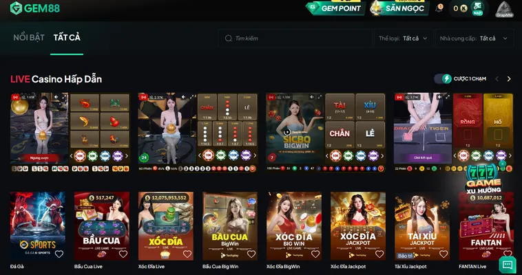 Xanh Chín Live Tại Gem88 Sân Chơi Giải Trí Công Bằng Minh Bạch Tuyệt Đối