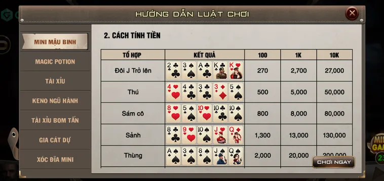 Mini Mậu Binh Tại Gem88 Trải Nghiệm Game Bài Tốc Độ Cao Đẳng Cấp