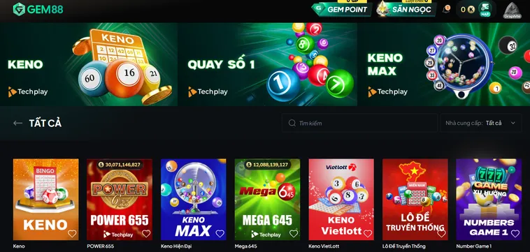 Chinh Phục Đỉnh Cao Quay Số 5 Tại Gem88 Với Những Giải Thưởng Lớn